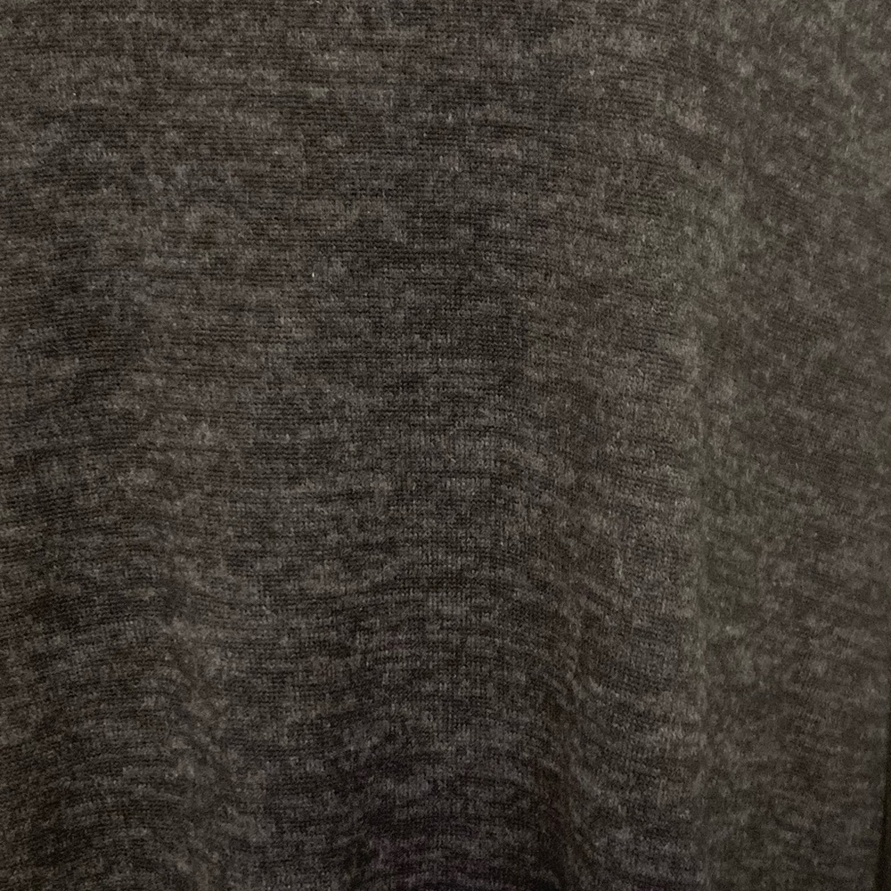 Charcoal Gray Cold Shoulder Soft Knit Top - Picture 5 of 6